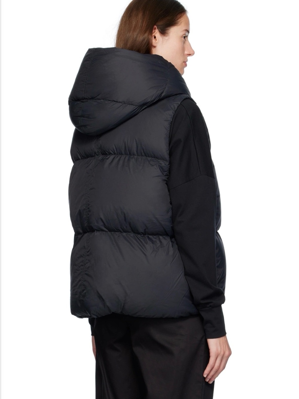 Canada Goose Black Rhoda Hooded Puffer Vest  NWT - Picture 4 of 8